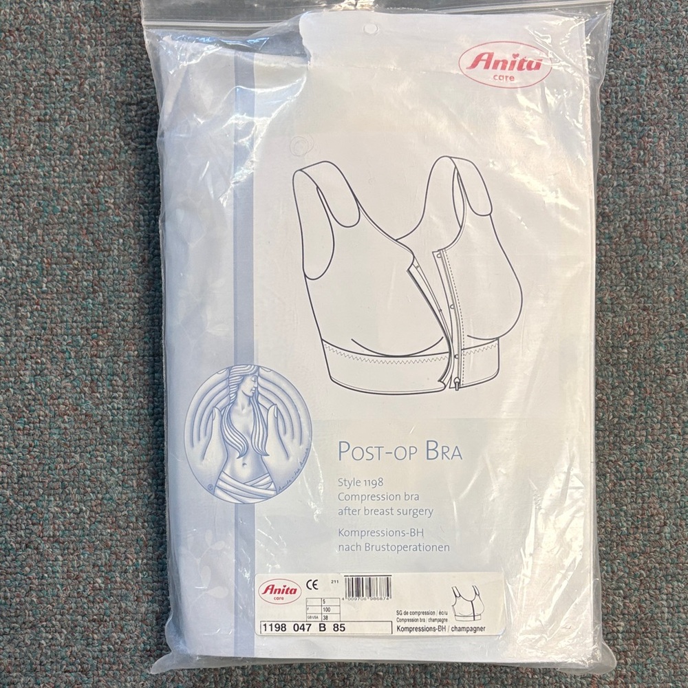 Anita Post-Op Compression Bra - White